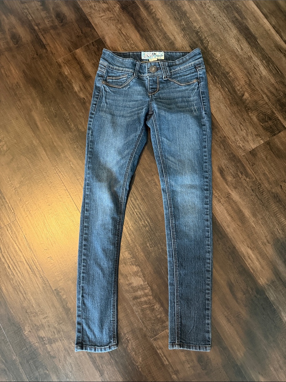 Y2K Jolt Dark Blue Skinny Women's Jeans